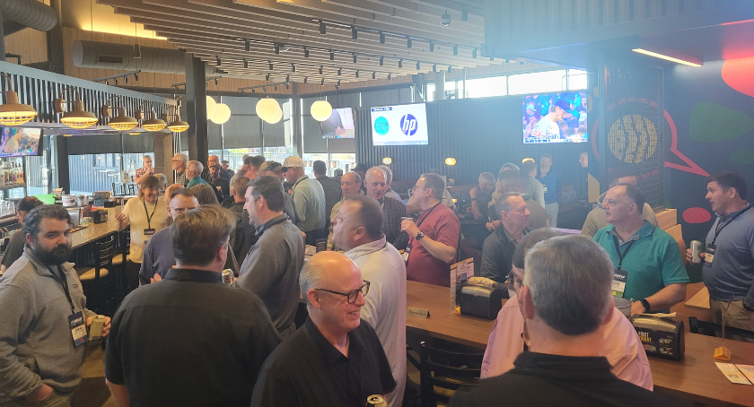 The Opening Night reception featured networking among members and vendor partners.